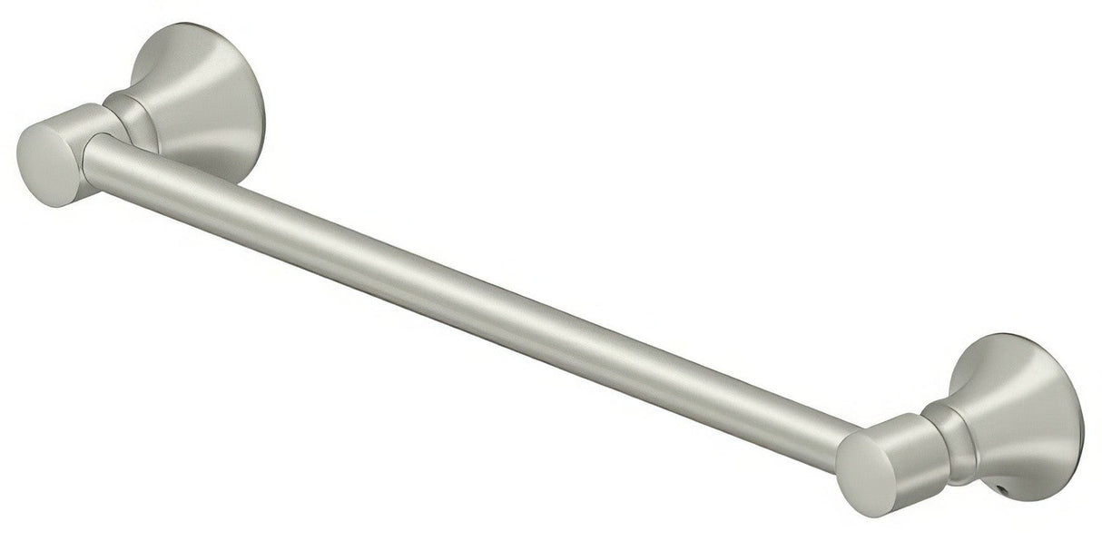 Deltana 88TB18-15 towel bar in satin nickel, additional view