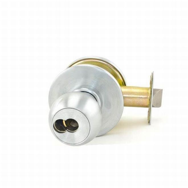 Best 8K37AB4AS3626 satin chrome entry door knob