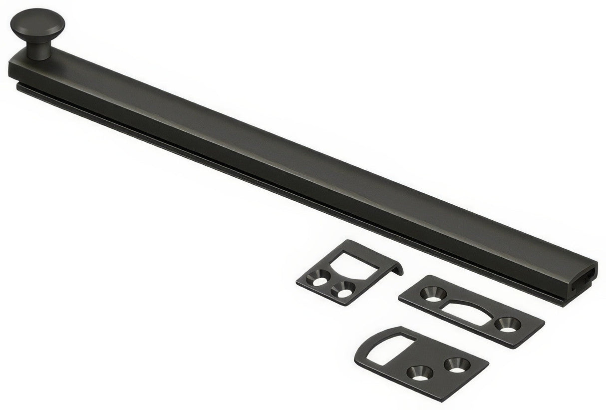 Deltana 8SBCS10B oil rubbed bronze surface bolt