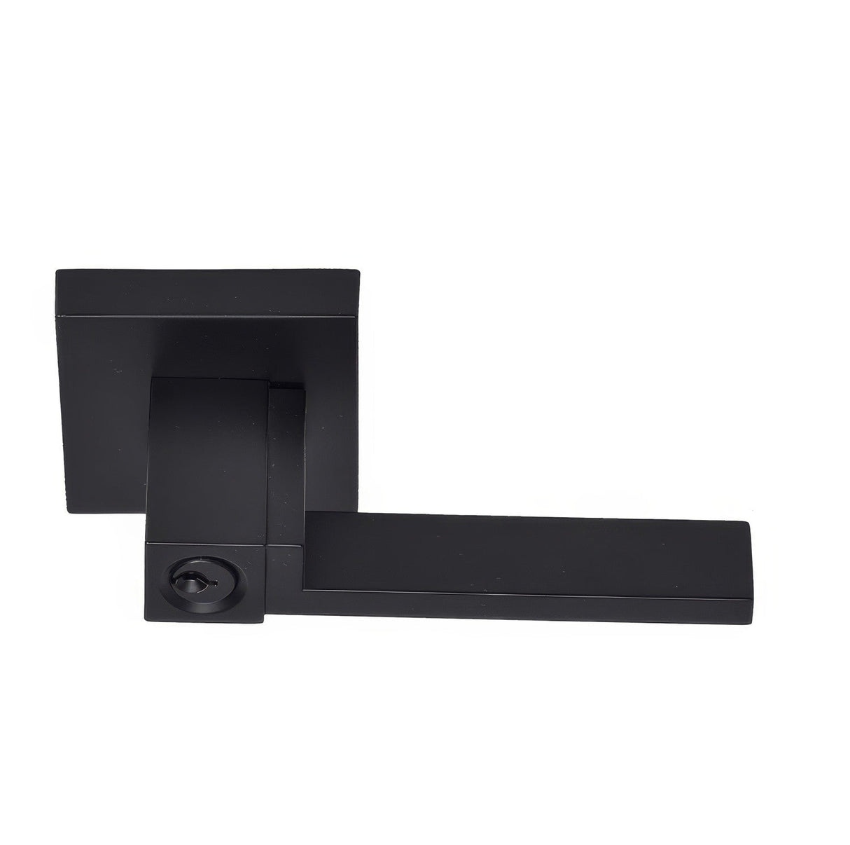 Better Home Products 90544BLKLT San Francisco keyed entry keyed entry door lever, additional view