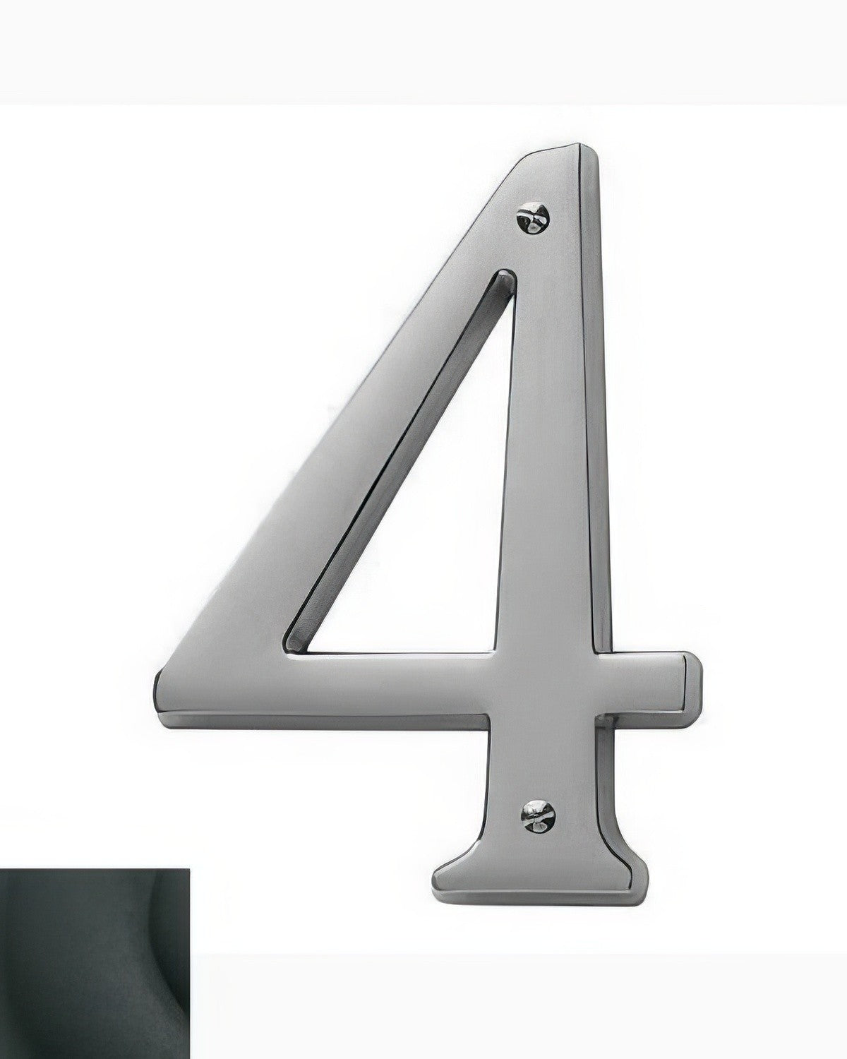 Baldwin 90674190 satin black house number