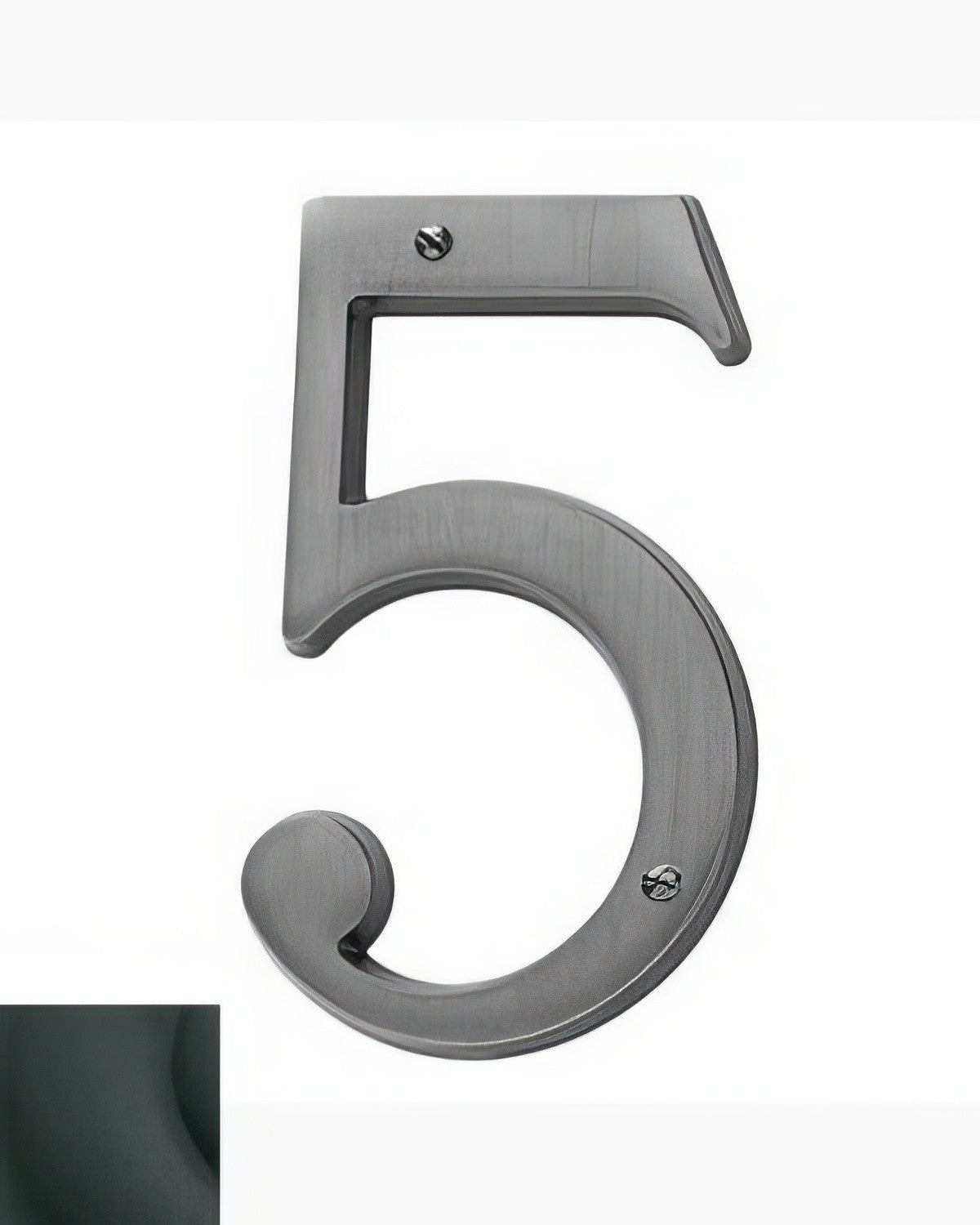Baldwin 90675190 satin black house number