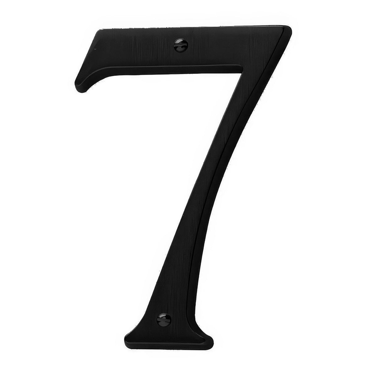 Baldwin 90677190 satin black house number