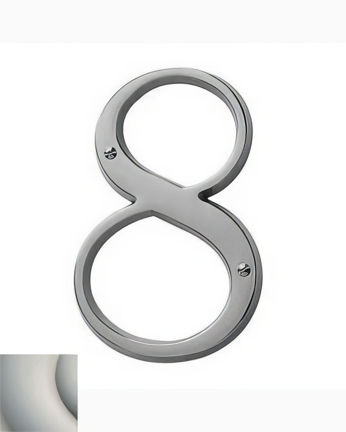 Baldwin 90678056 lifetime satin nickel house number