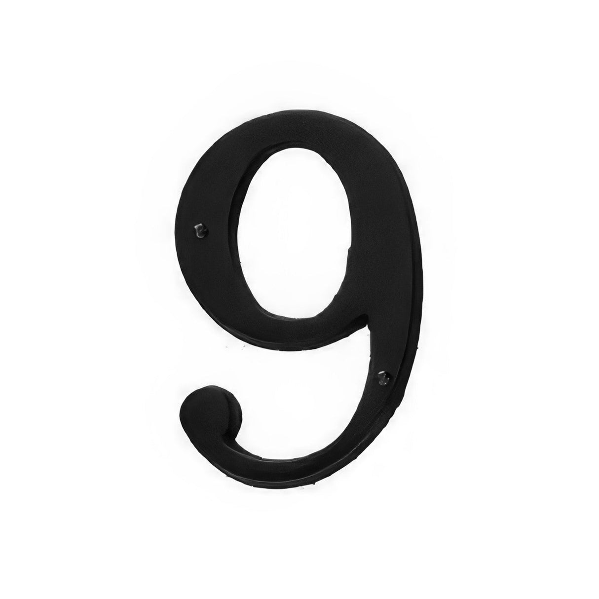 Baldwin 90679190 satin black house number