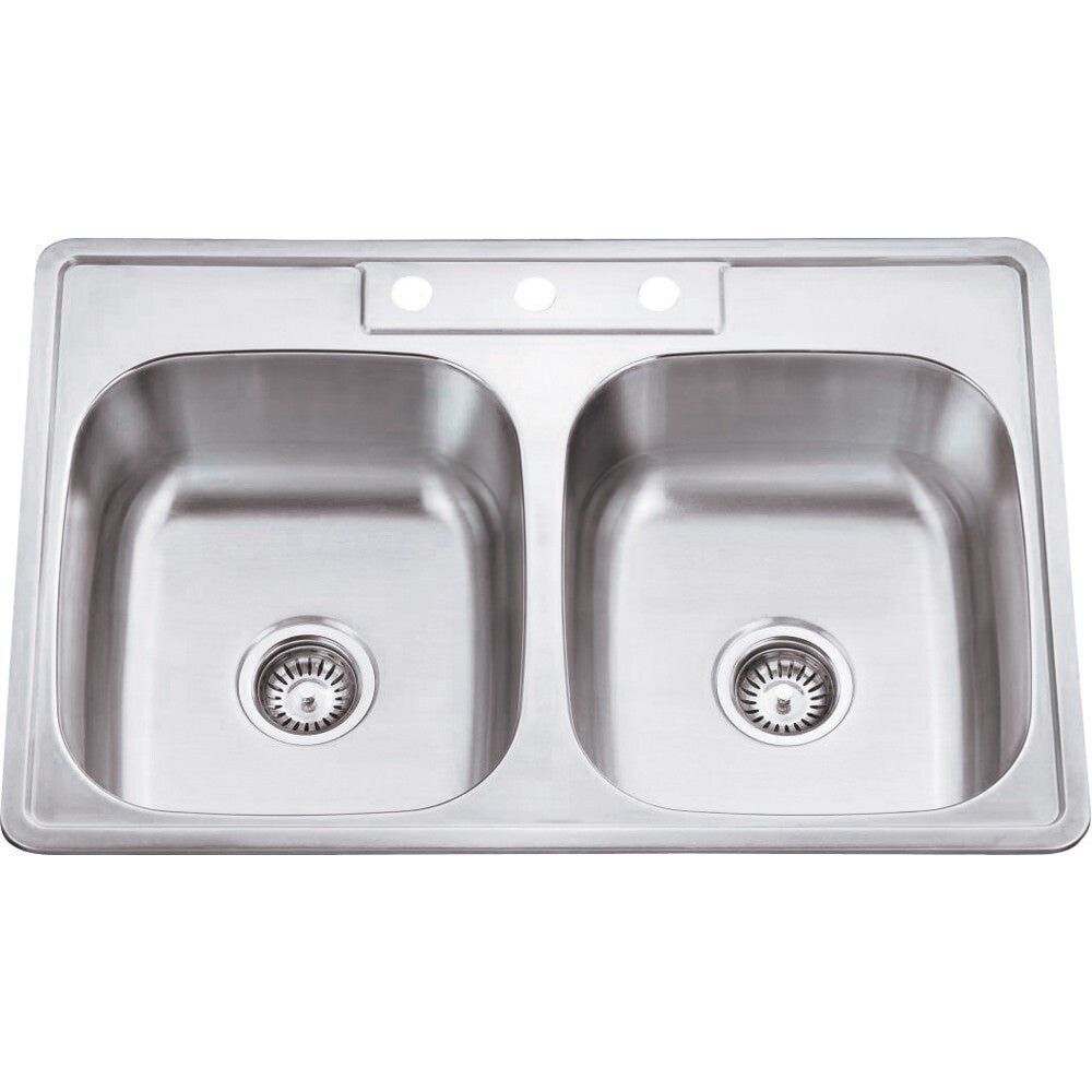 Hardware Resources 910-1 20 Gauge Stainless Steel Drop In Sink