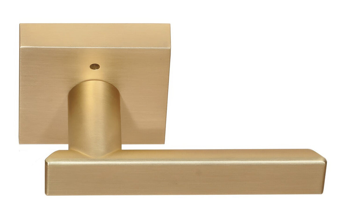 Better Home Products 91204SB Santa Cruz privacy privacy door lever, additional view