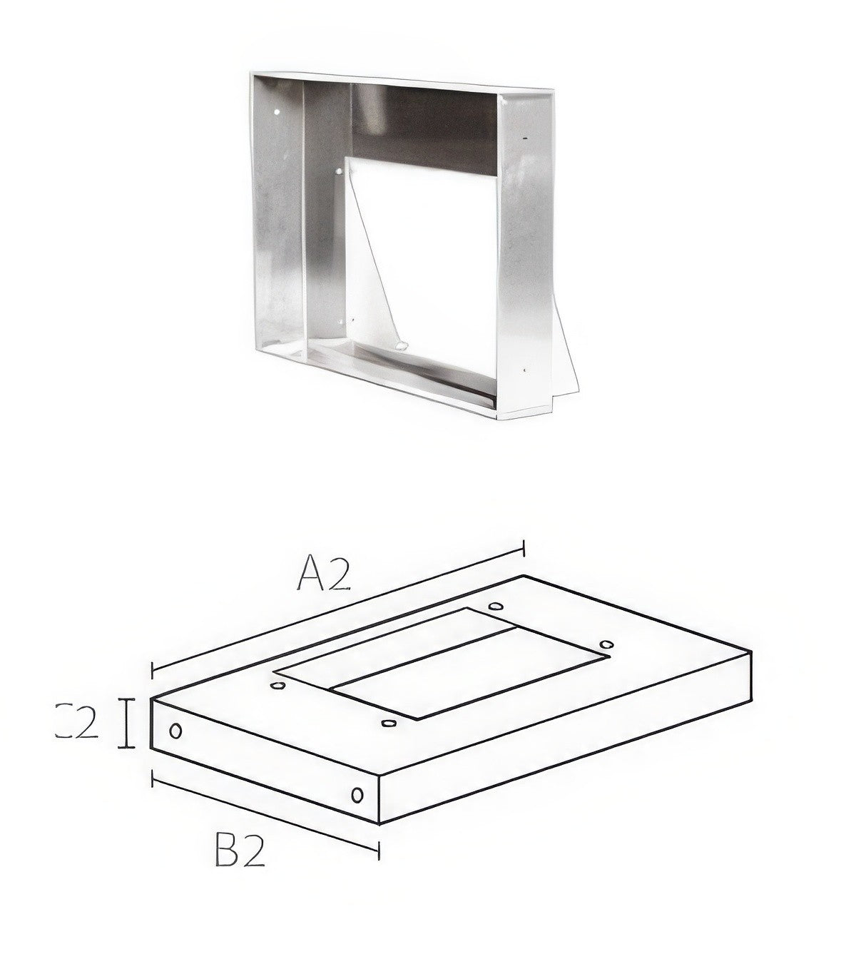 Air-Pro 9144 SM dual cutout liner, additional view