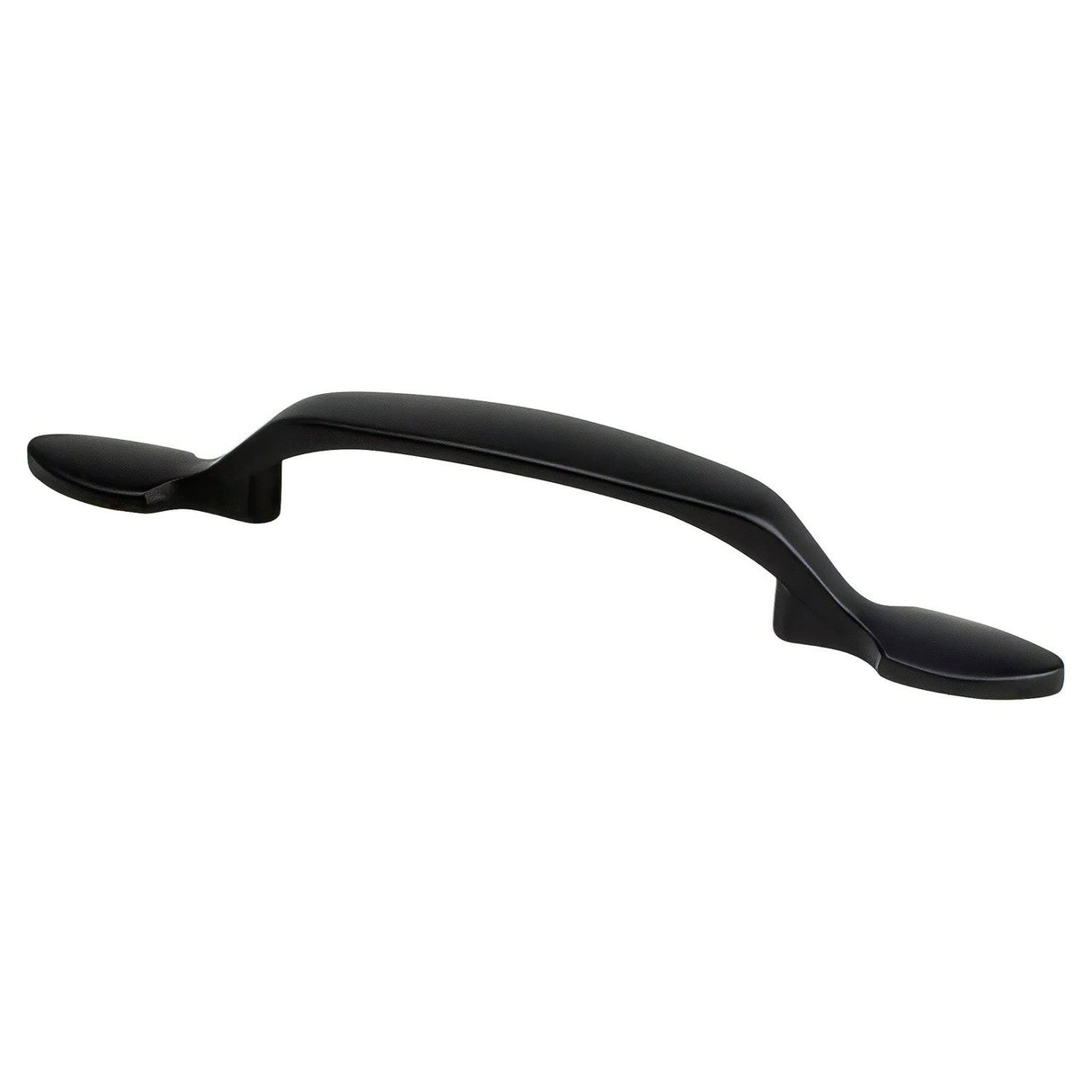Berenson 9186-1055-P matte black arched cabinet pull