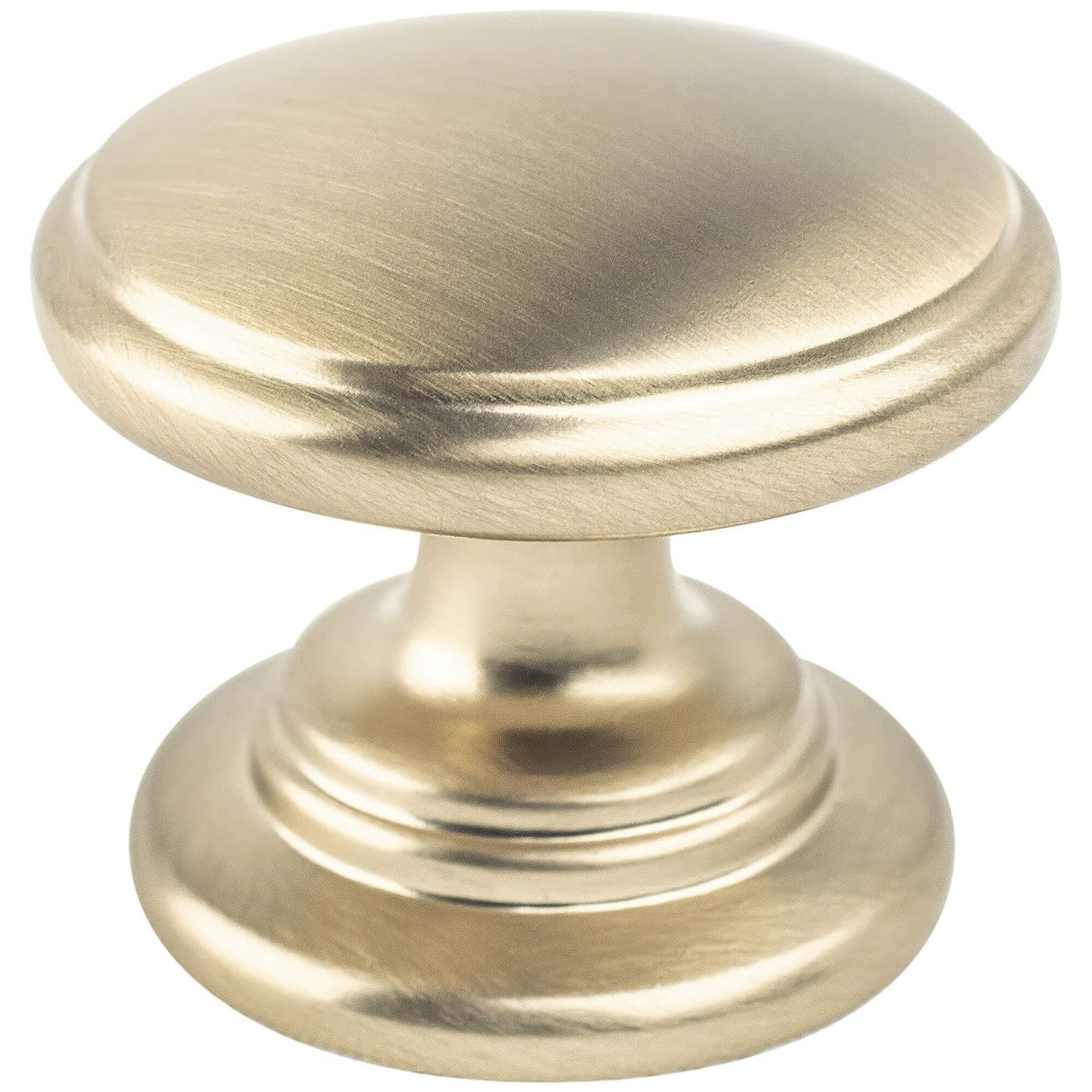 Berenson 9193-1055-P Traditional Advantage Two round cabinet cabinet knob in satin stainless, additional view