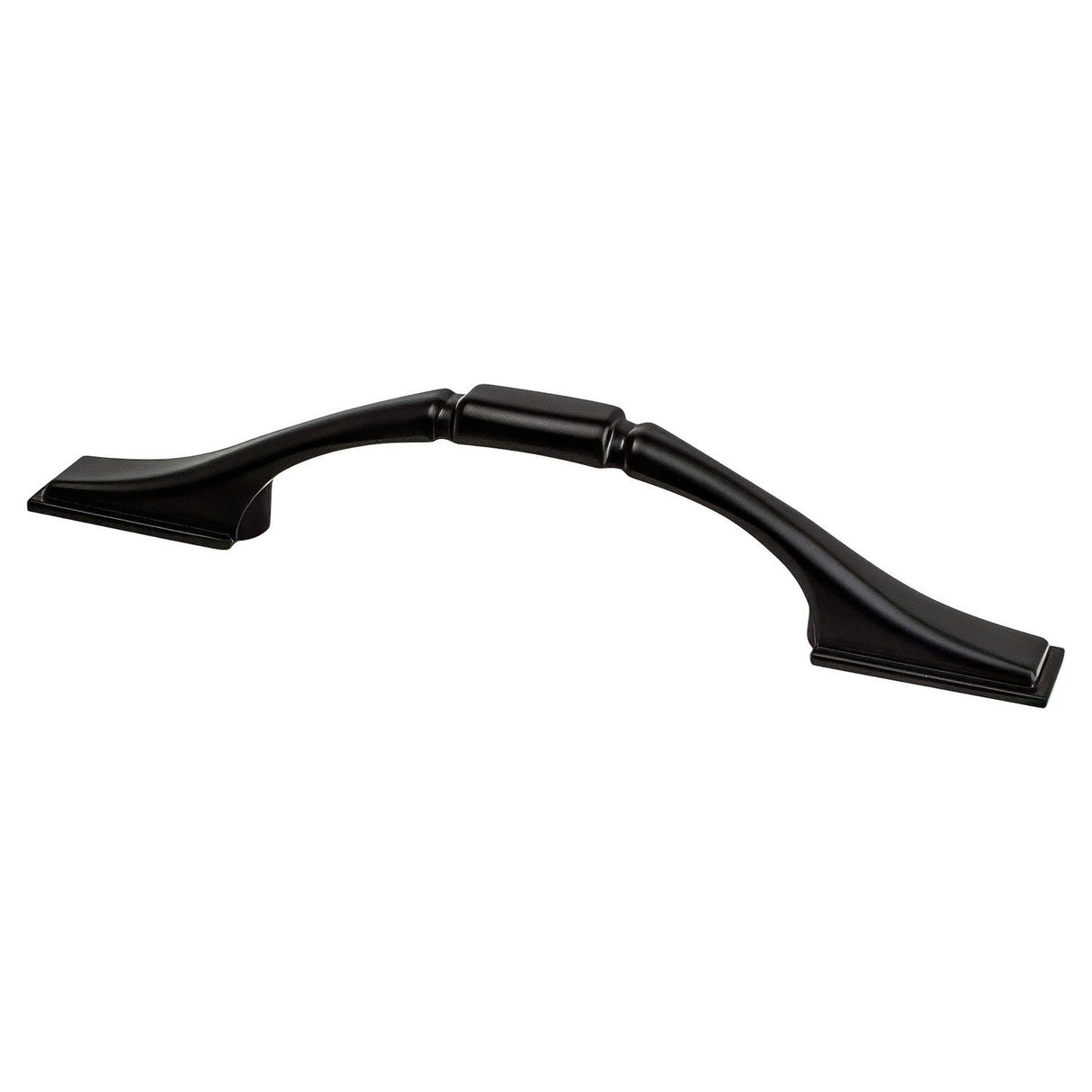 Berenson 9197-1055-P matte black arched cabinet pull