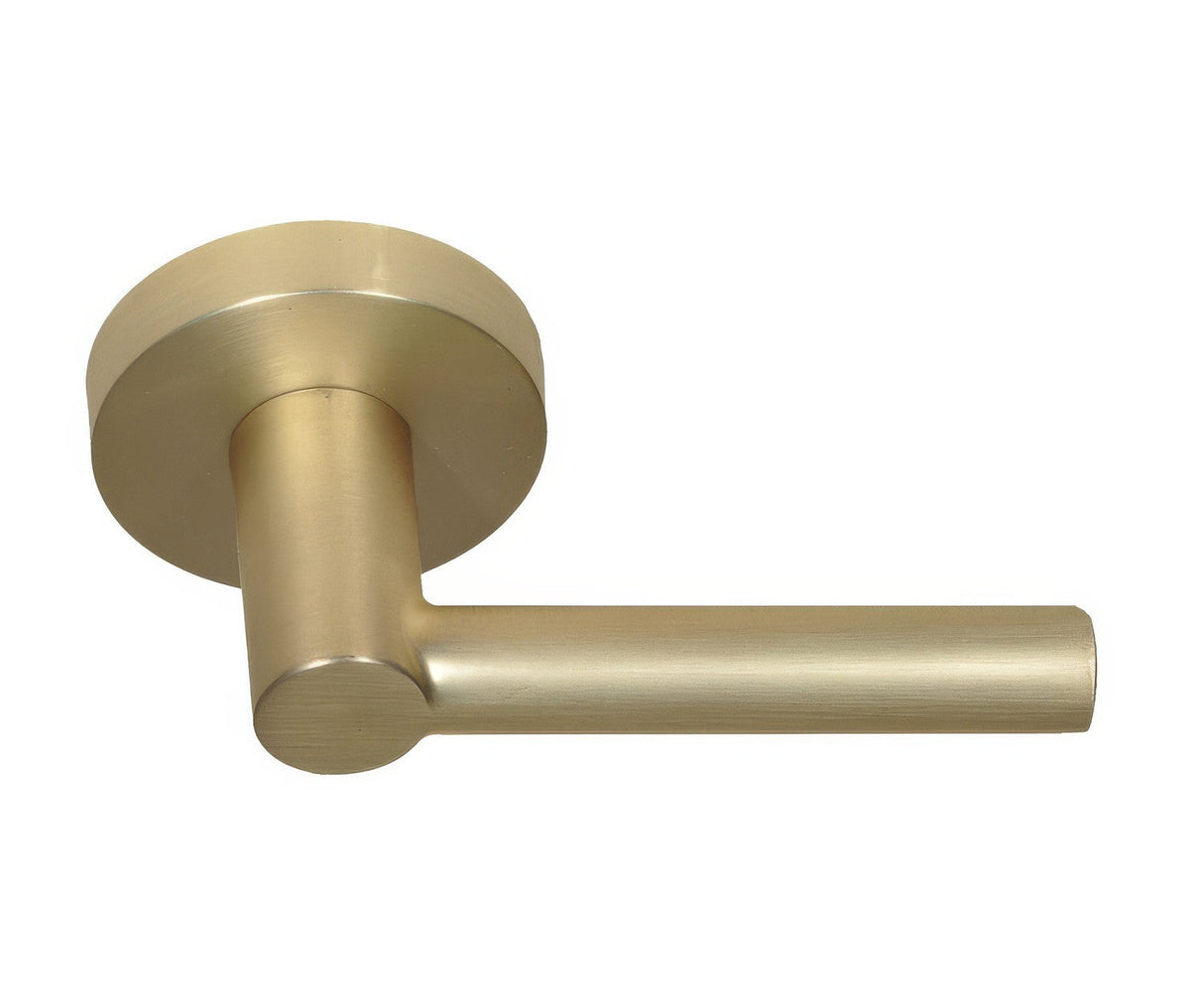 Better Home Products 93104SB satin brass passage door lever