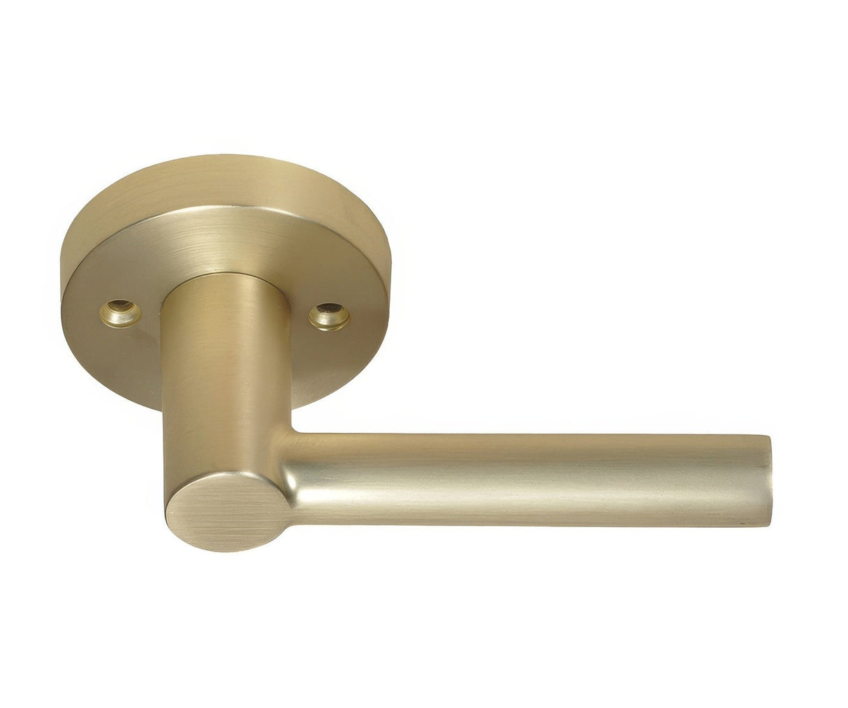 Better Home Products 93304SB satin brass dummy door lever