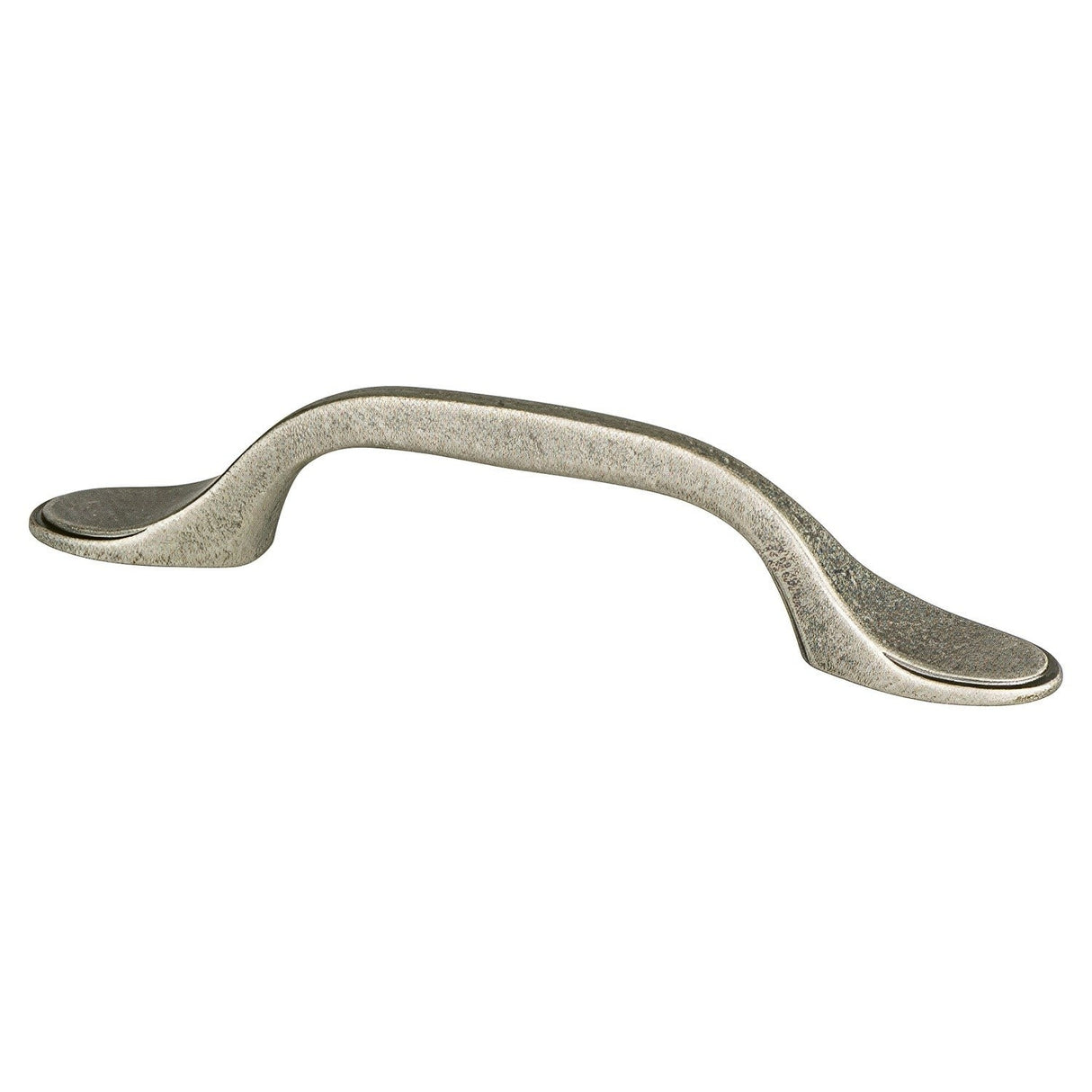Berenson 9345-10WN-P Traditional Advantage One arched cabinet pull in satin stainless, additional view