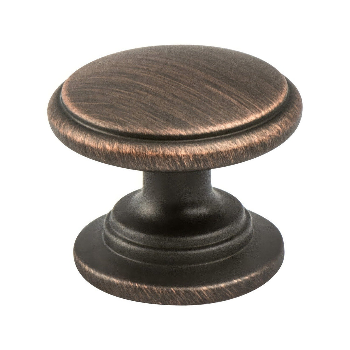 Berenson 9375-1BPN-P Traditional Advantage Two round cabinet cabinet knob in satin stainless, additional view