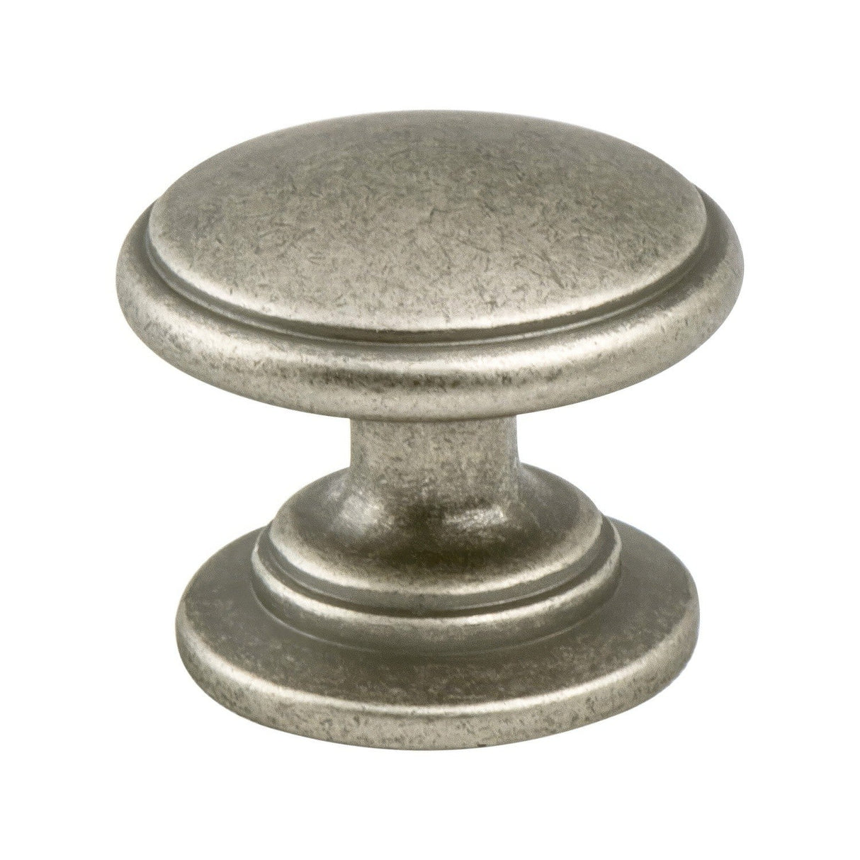 Berenson 9376-10WN-P Traditional Advantage Two round cabinet cabinet knob in satin stainless, additional view