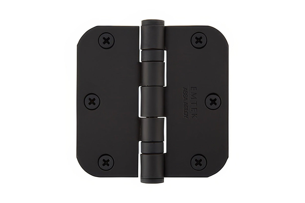 Emtek 94013US19 flat black ball bearing hinge