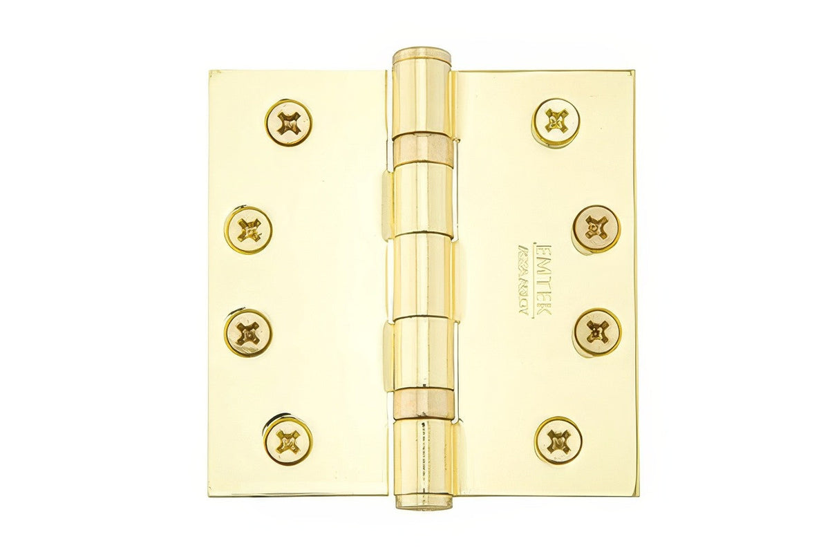 Emtek 94014US4 satin brass ball bearing hinge
