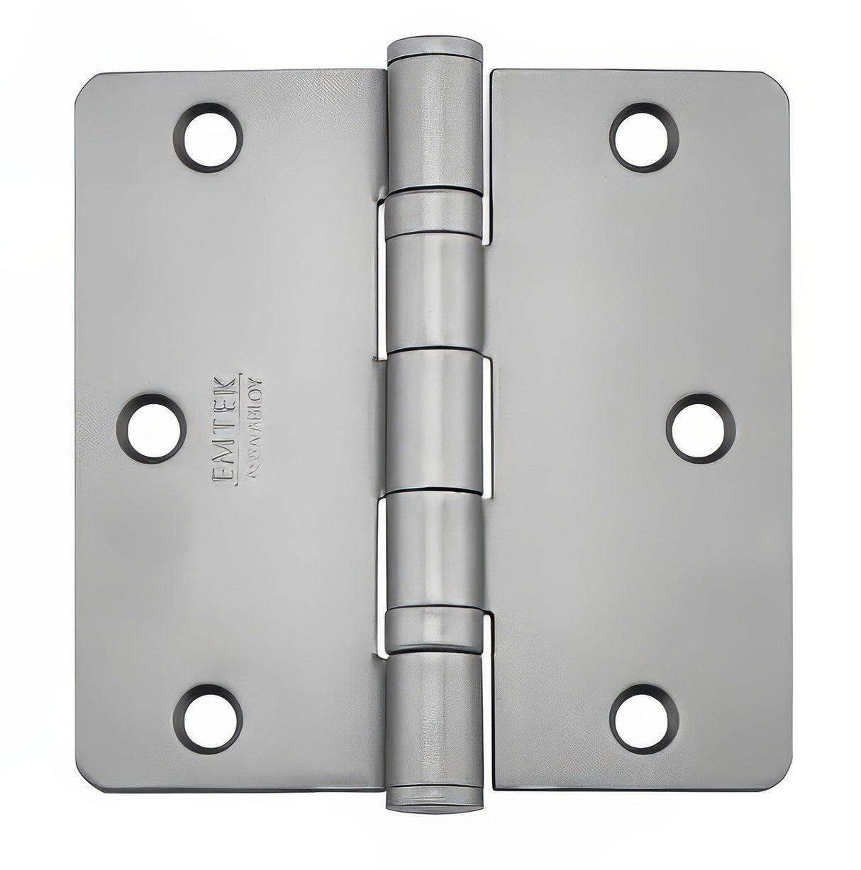 Emtek 94023US15A ball bearing hinge in black, additional view