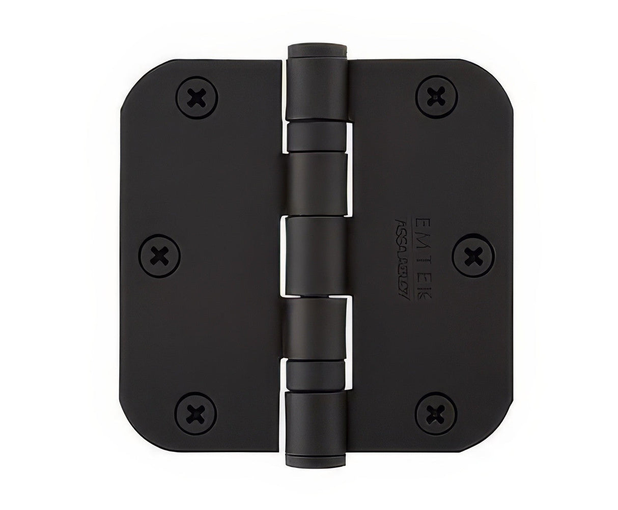 Emtek 94033US19 flat black ball bearing hinge