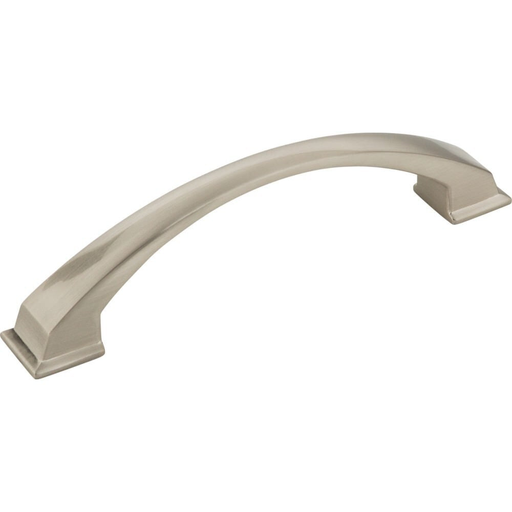 Jeffrey Alexander 944-128SN Roman cabinet drawer pull in satin nickel, additional view