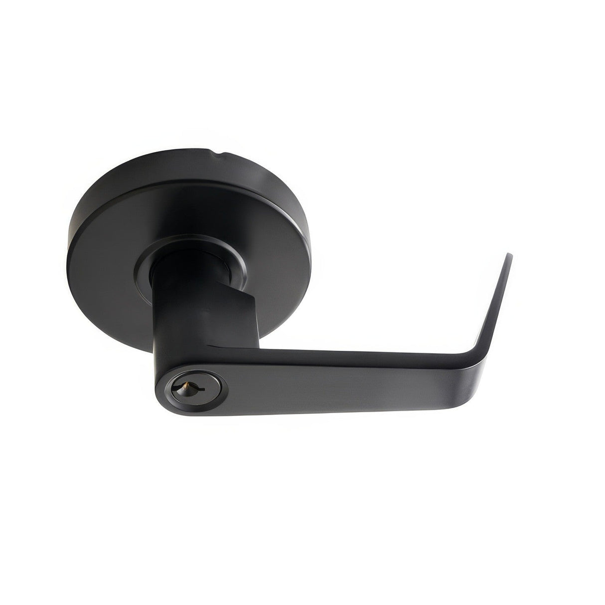 Better Home Products 94644BLK Park Presidio storeroom keyed entry lever, additional view