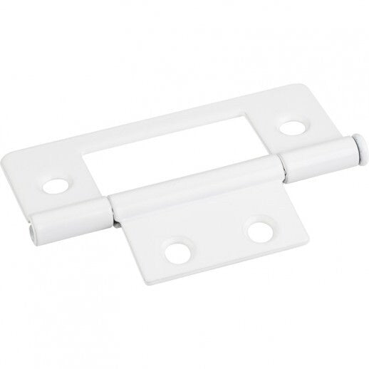 Hardware Resources 9500BWH non-mortise hinge in satin stainless, additional view