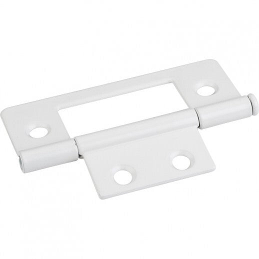 Hardware Resources 9500WH non-mortise hinge in satin stainless, additional view