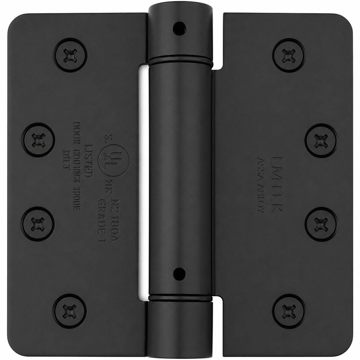 Emtek 95034US19 flat black spring hinge