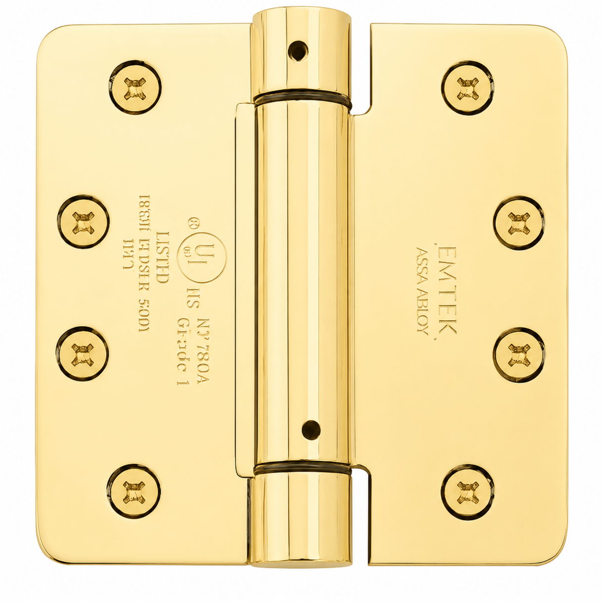Emtek 95034US3 polished brass spring hinge