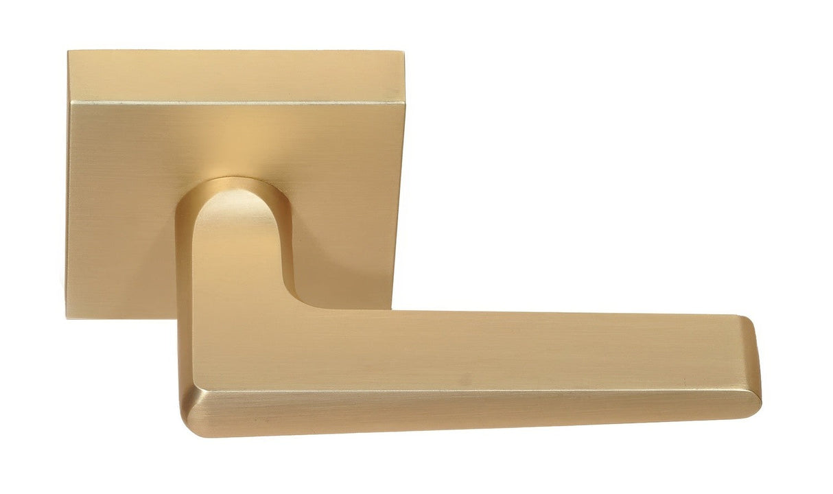 Better Home Products 95104SB satin brass passage door lever