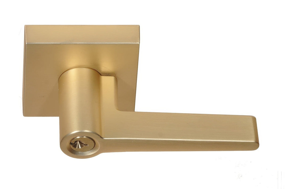 Better Home Products 95504SB Tiburon keyed entry keyed entry door lever, additional view