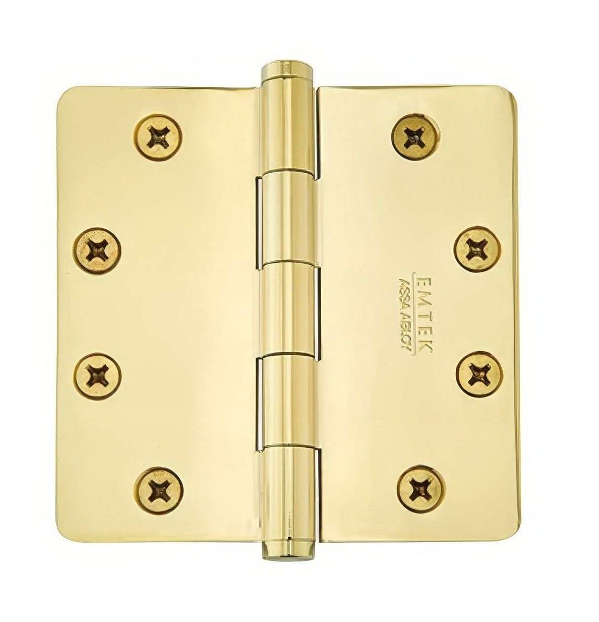 Emtek 96234US3 lifetime polished brass plain bearing hinge
