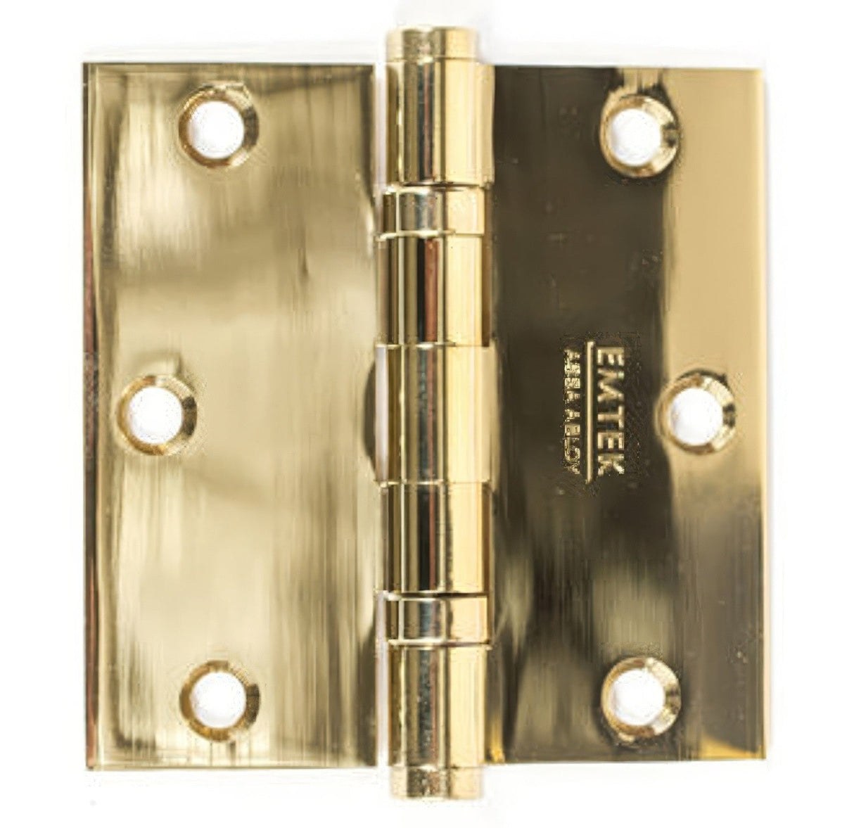 Emtek 96413US3 polished brass ball bearing hinge
