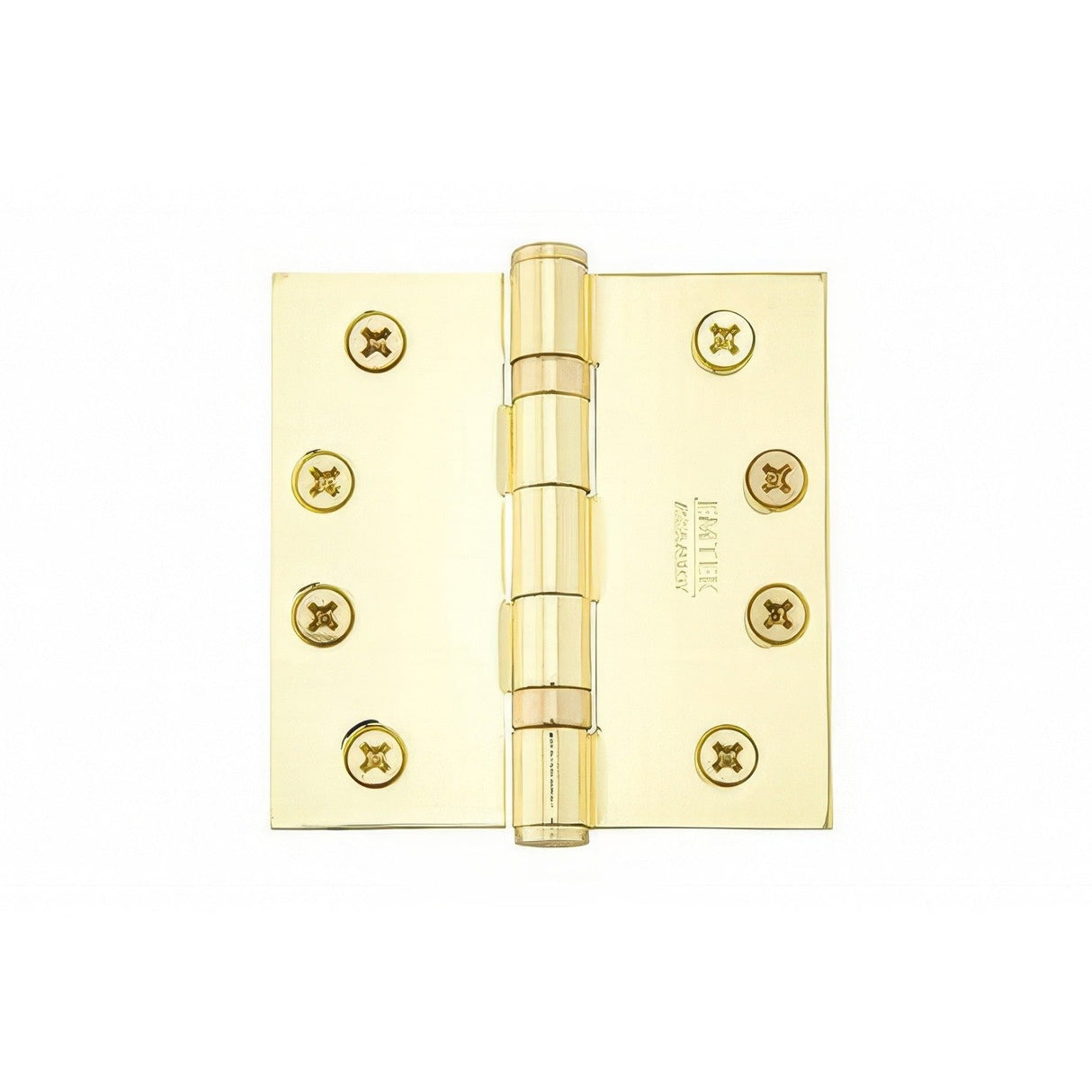 Emtek 96414US3 lifetime polished brass ball bearing hinge