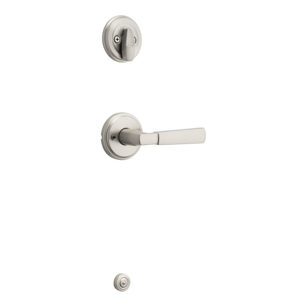 Kwikset Perth Handleset Trim in Satin Nickel