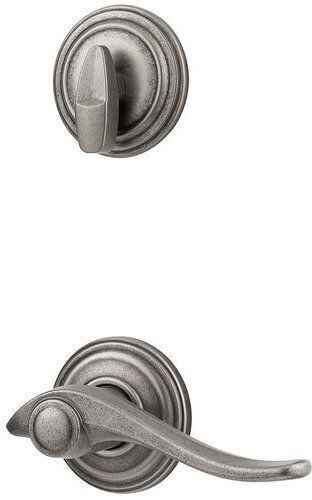 Kwikset 966AVLLH-502 rustic pewter interior pack single cylinder