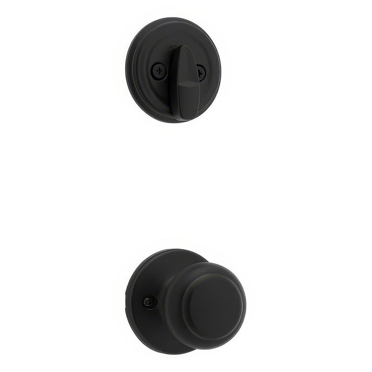 Kwikset 966CV-514.UNIV matte black interior pack single cylinder