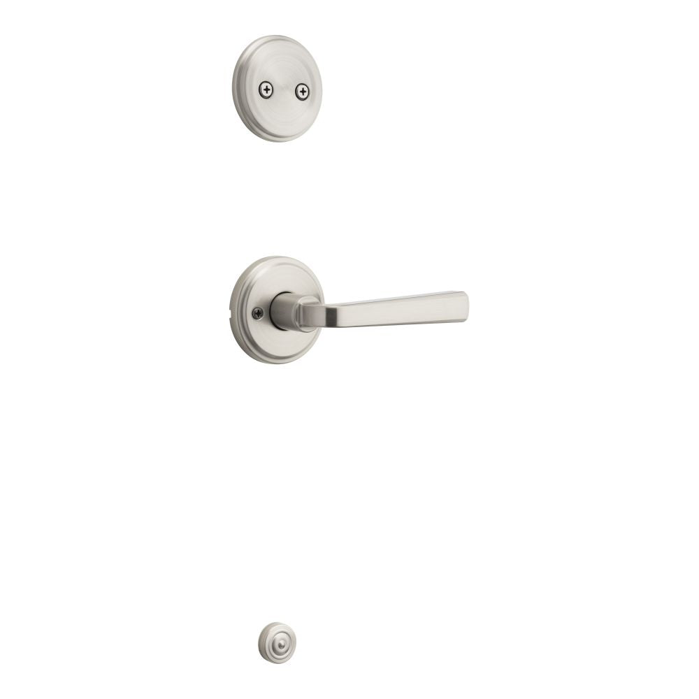 Kwikset Trafford Handleset Trim in Satin Nickel
