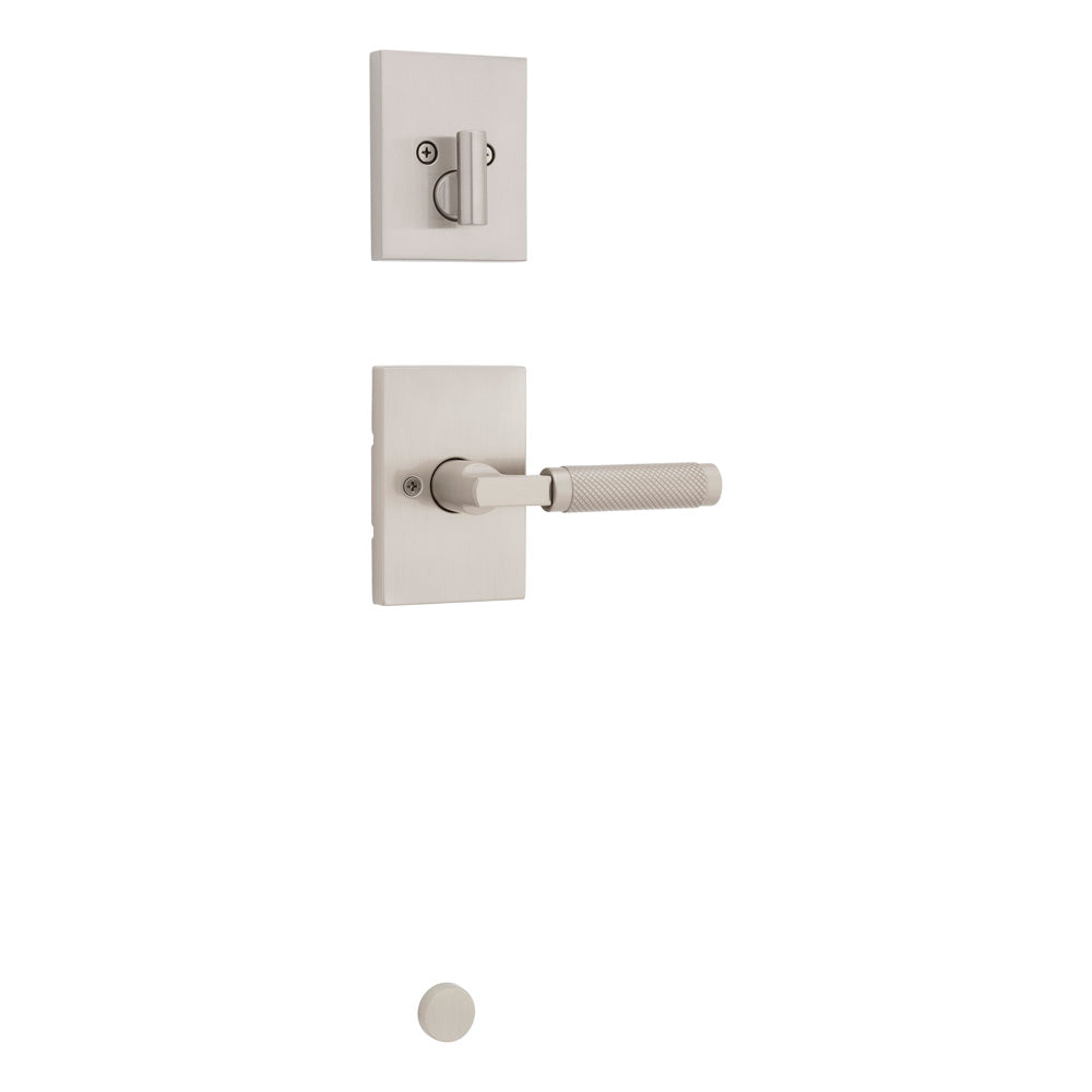 Kwikset Single Handleset Trim in Satin Nickel