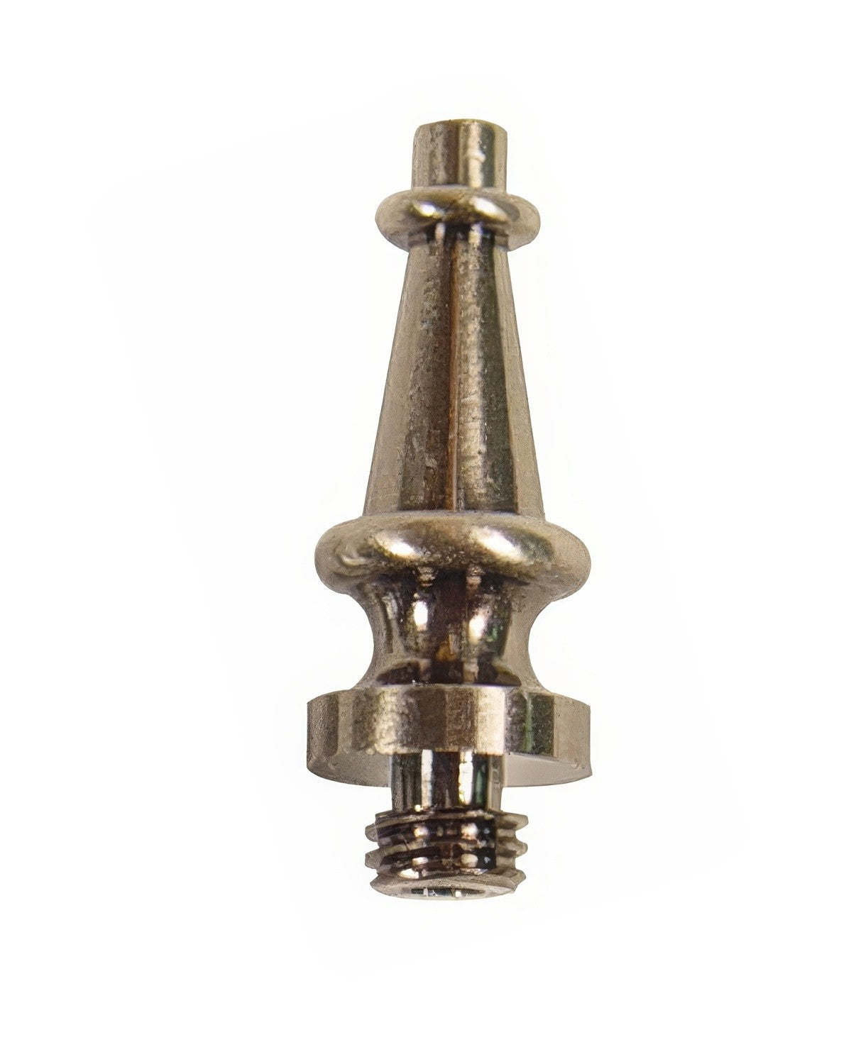 Emtek 97313US7 Brass Modern, Classic Brass, Designer Brass finial in satin stainless, additional view