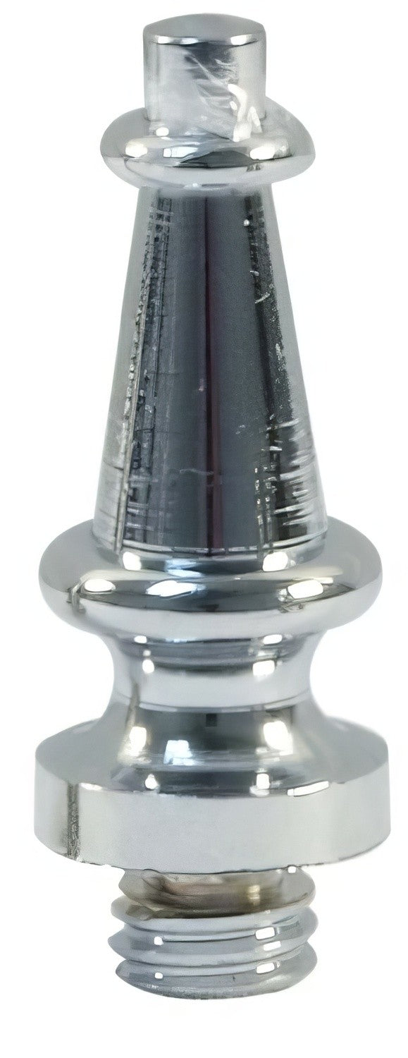 Emtek 97315US15A Brass Modern, Classic Brass, Designer Brass finial in satin nickel, additional view