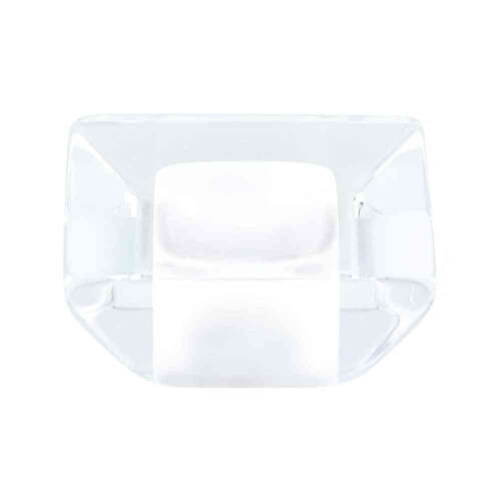 R. Christensen 9749-7000-P white transparent cabinet knob