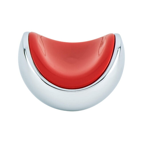 R. Christensen 9774-1000-P polished chrome/red cabinet knob