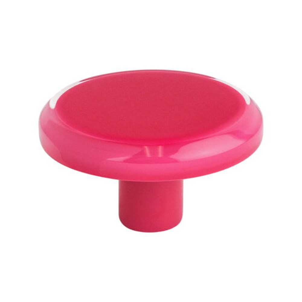 R. Christensen 9786-7000-P pink transparent cabinet knob