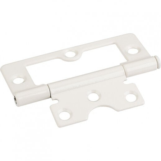 Hardware Resources 9802ALM non-mortise hinge in satin stainless, additional view
