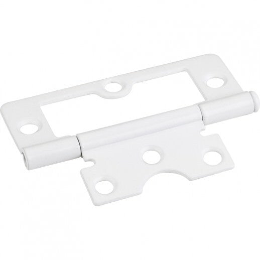 Hardware Resources 9802BWH non-mortise hinge in satin stainless, additional view