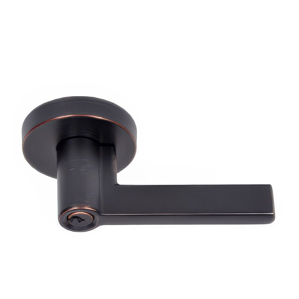 Better Home Products 98544BLK matte black keyed entry door lever