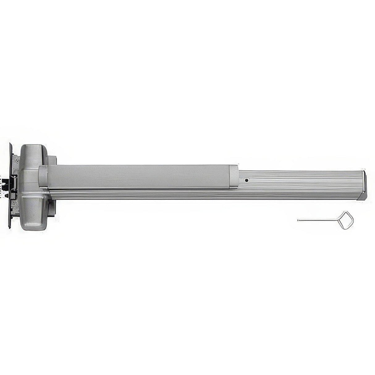 Von Duprin 9875EO26D3 satin chrome mortise lock exit device