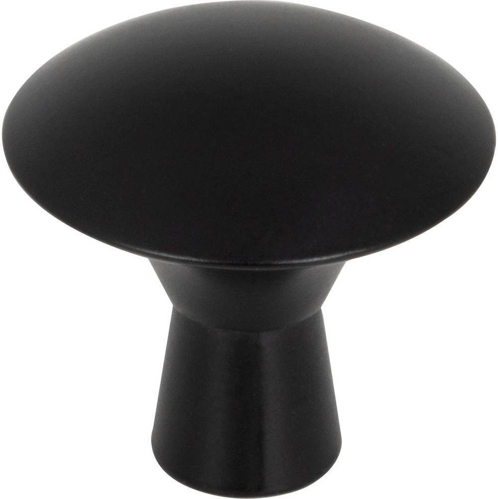 Elements 988MB matte black cabinet knob